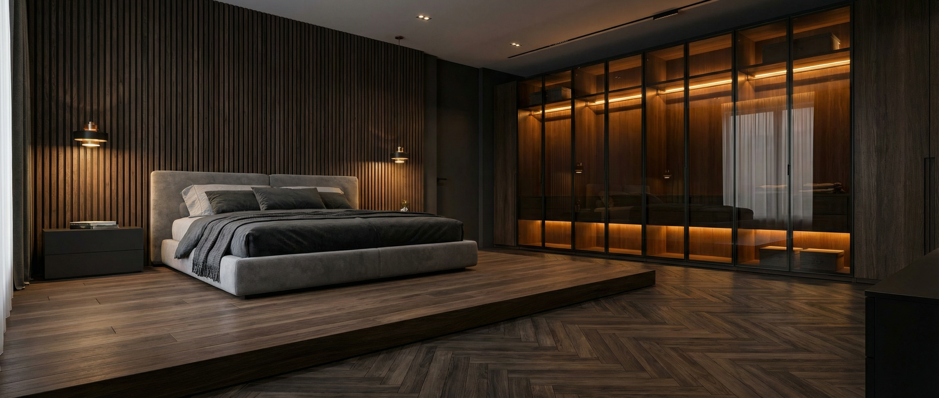 Dark Modern Bedroom